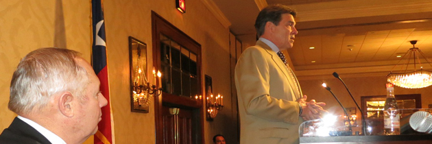 Gov. Perry discusses healthy economy with Texas farmers, ranchers